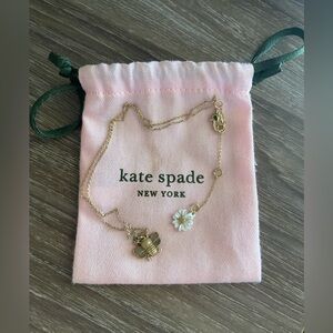 Kate Spade Bee and flower necklace